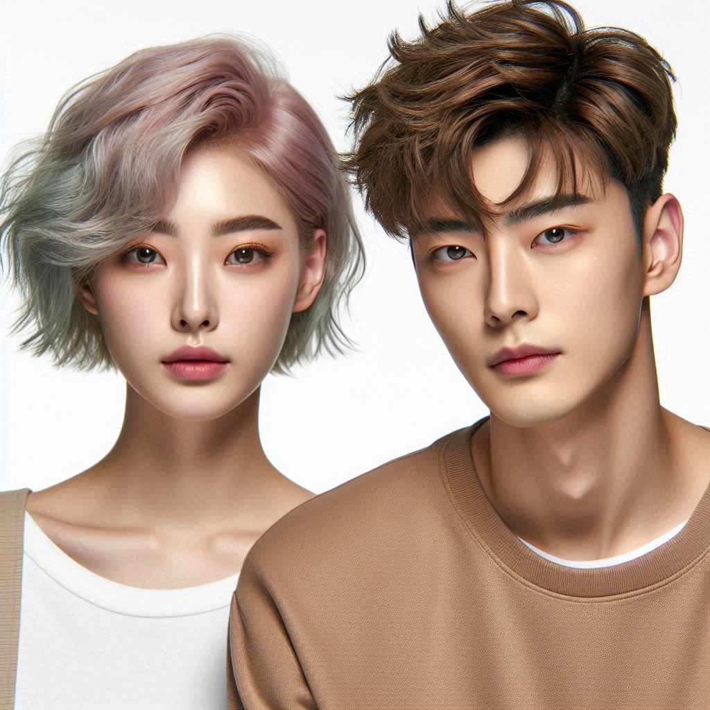 Fashion colored hairstyle _4_